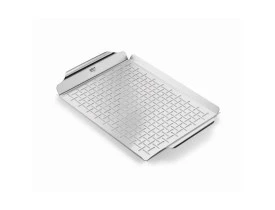 Assadeira Perfurada em Aço Inox Deluxe Weber