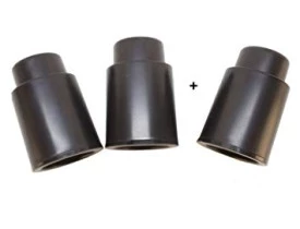 Kit com 3 tampas de garrafas a vacuo Pyora