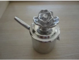 Acucareiro em aluminio fundido decorado