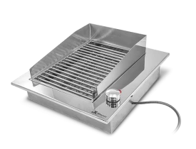 Churrasqueira Eletrica 40x47 em aço inox 304 Bivolt Jx Metais