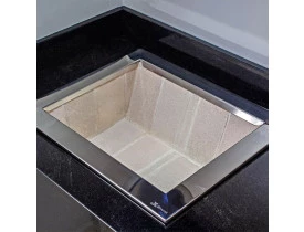 Caixa Braseiro Refrataria 80x50 aço Inox 304 Jx Metais - 