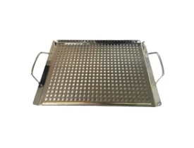 Assadeira Grelha Em Churrasqueira Legumes Em Aço Inox- Prana