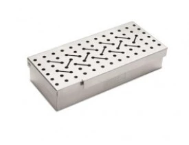 CAIXA DEFUMADORA EM AÇO INOX 25 CM WEBER 