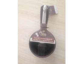 Panela em Ferro fundido com pincel em Silicone