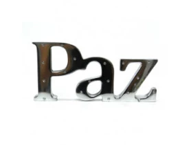 PALAVRA PAZ COM CRISTAL