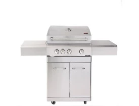 Churrasqueira à Gás Evol Roma 3 Queimadores e 1 Infrared Inox 64cm