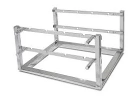 SUPORTE PARA ESPETOS 50x80  EM AÇO INOX JX METAIS